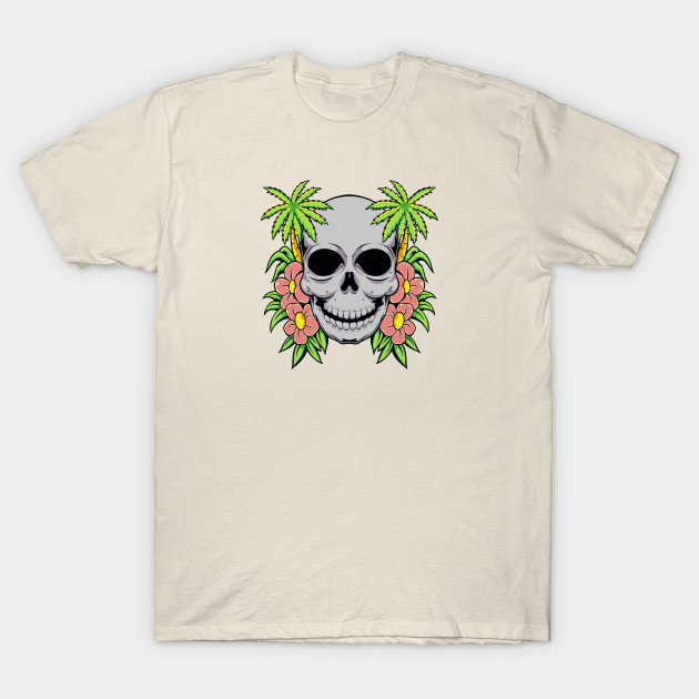 hawaiian skull flower by Saka